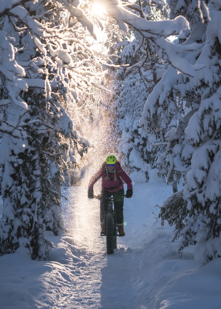 Yllas midwinter winter fatbiking