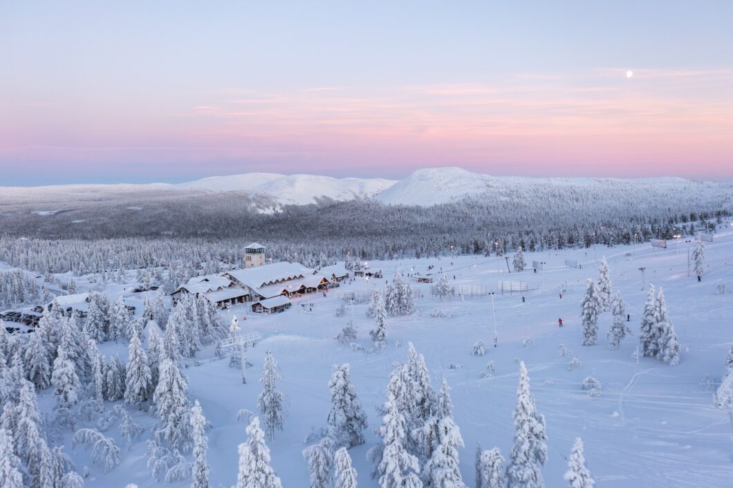 Yllas polar night Ski Resort Noord Akaslompolo