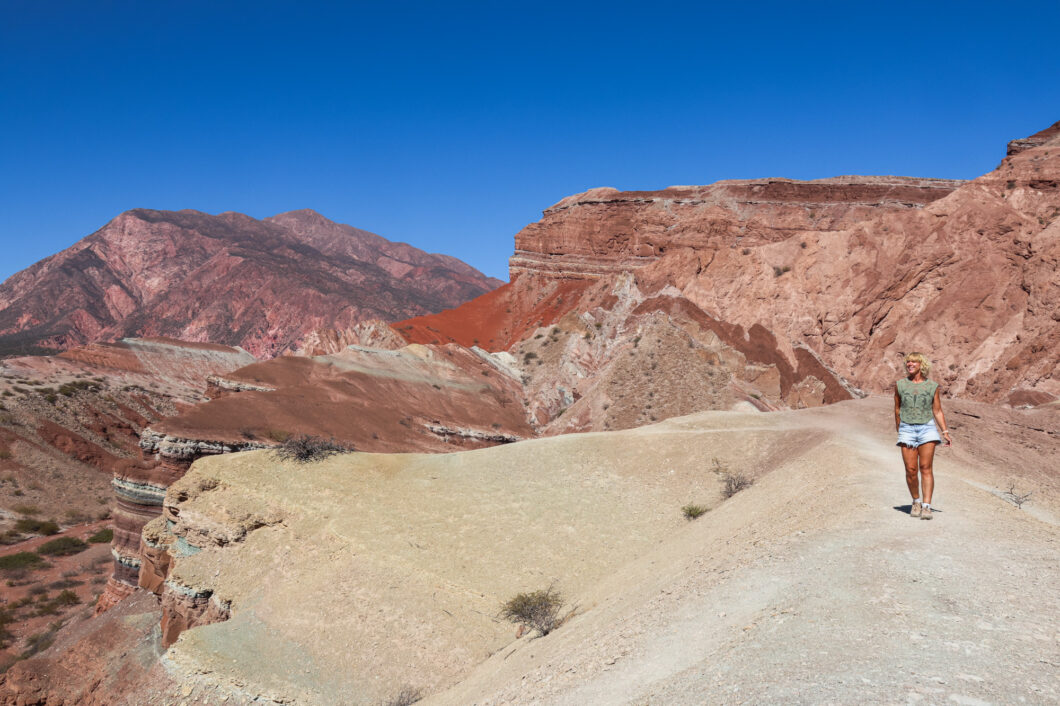 hike El Stratos, quebrada de las Conchas