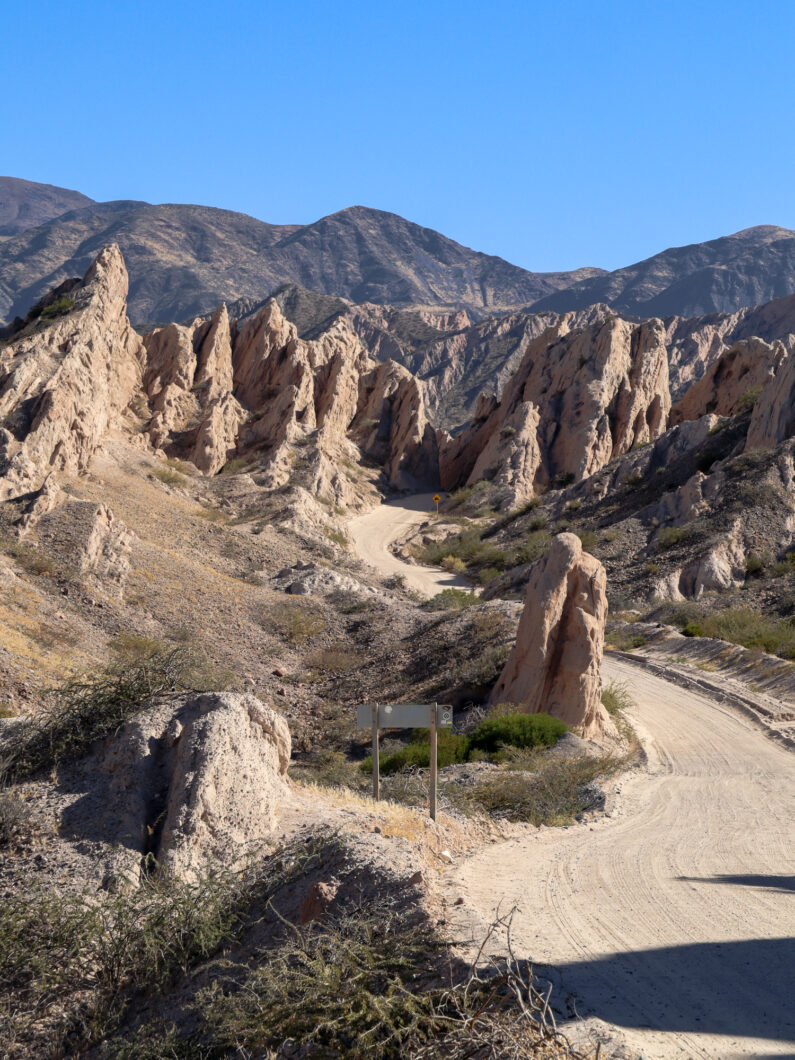 quebrada de las flechas, Salta Noord-Argentinie reisroute 2 weken