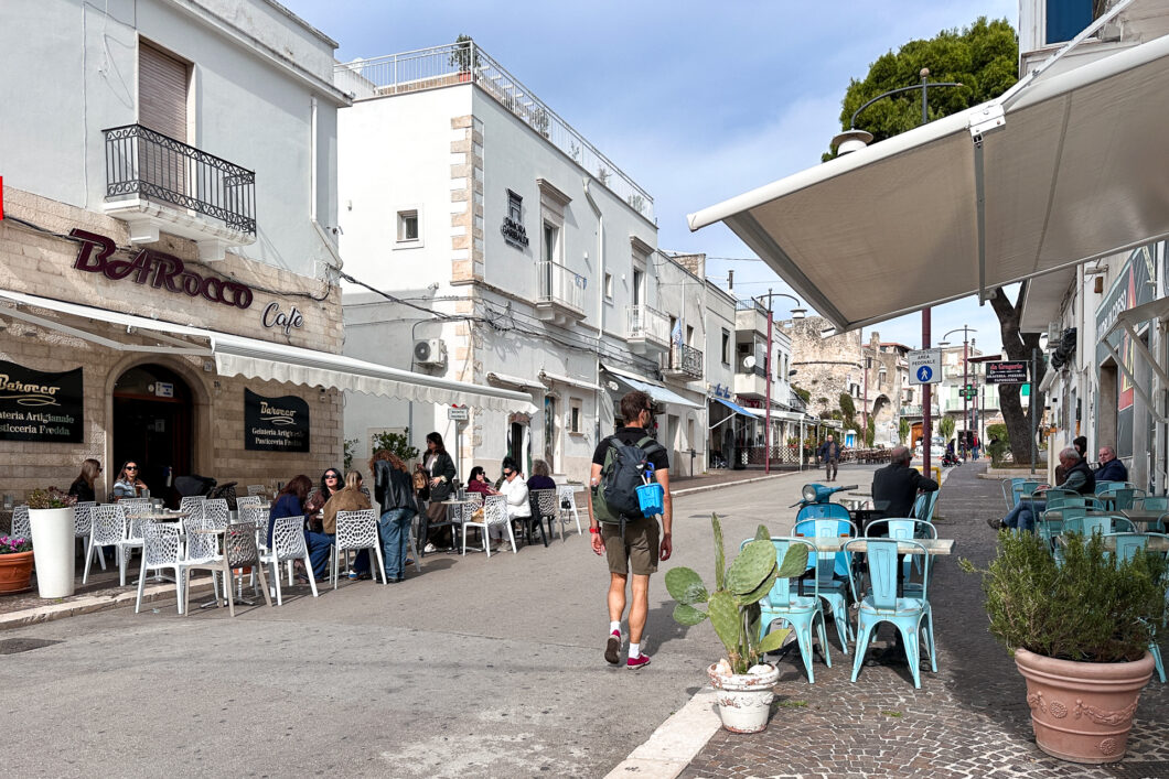 Peschici Puglia Italie stad