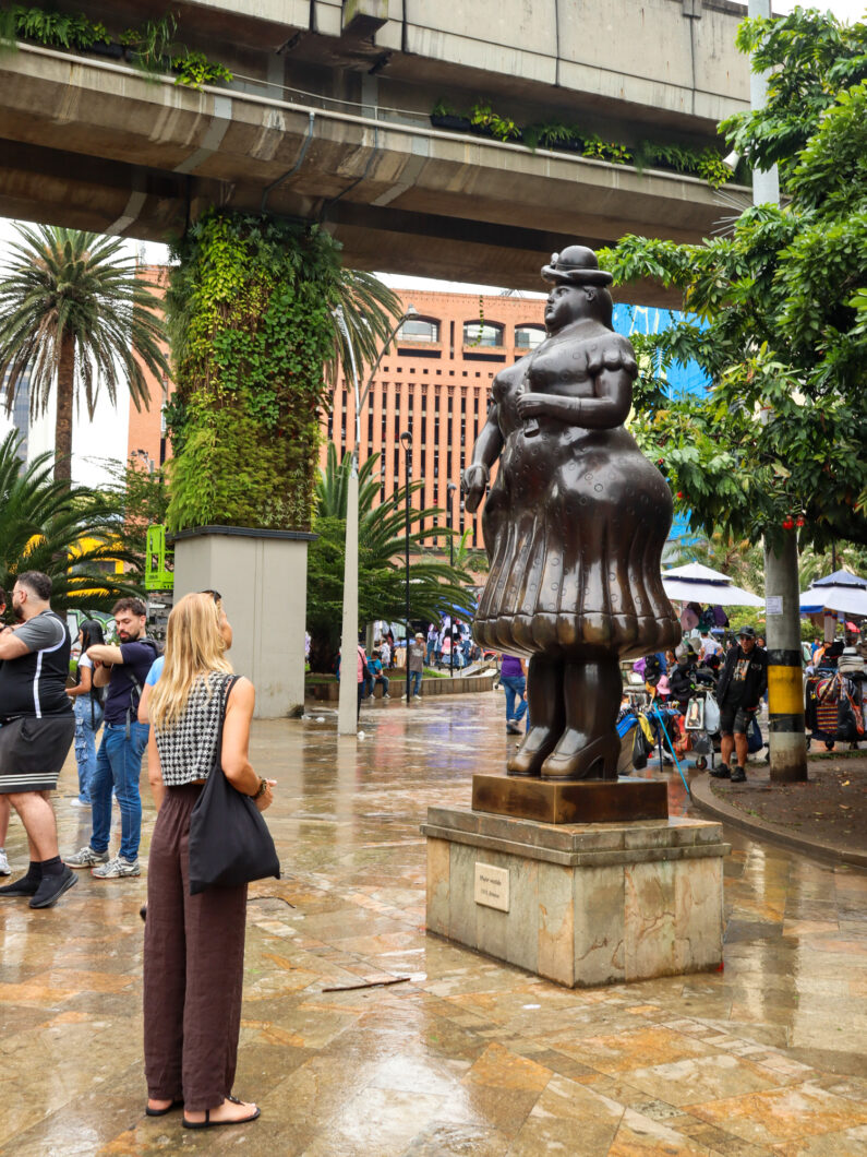 plaza botero in medellin, colombia