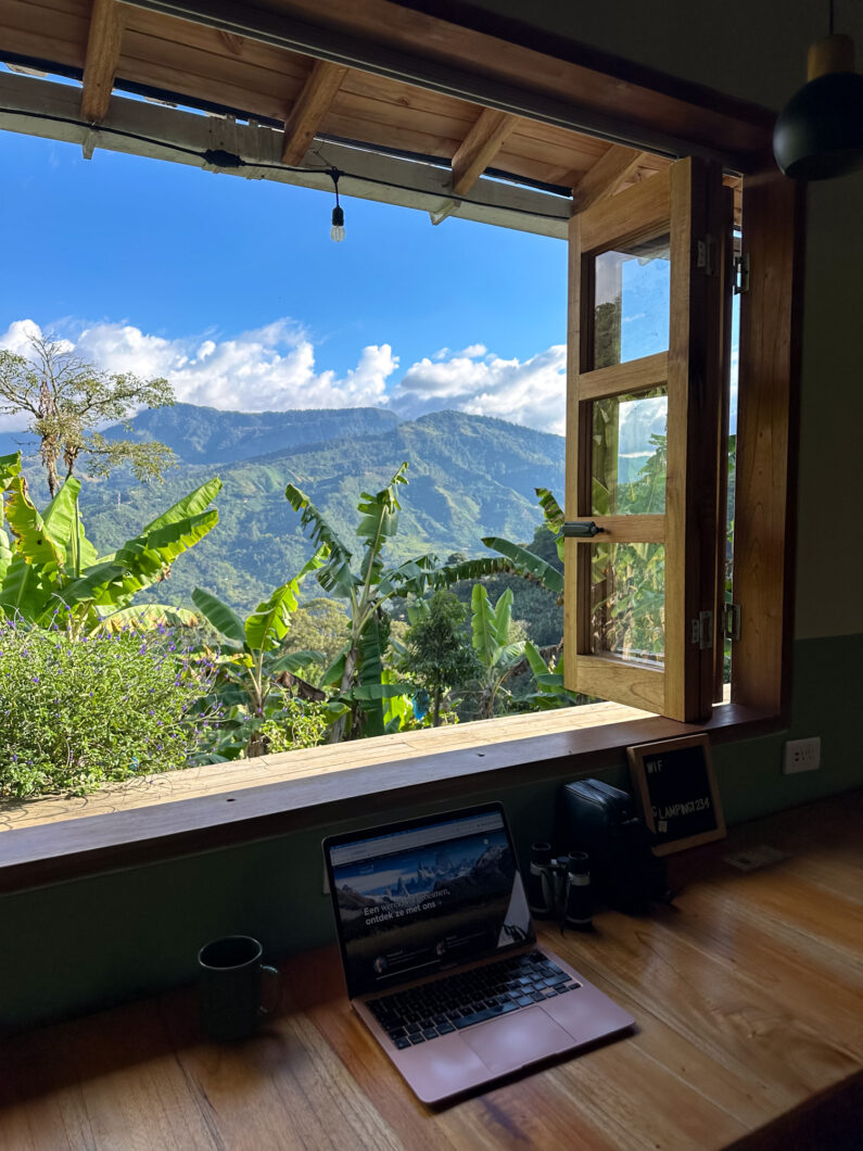 uitzicht glamping jardin