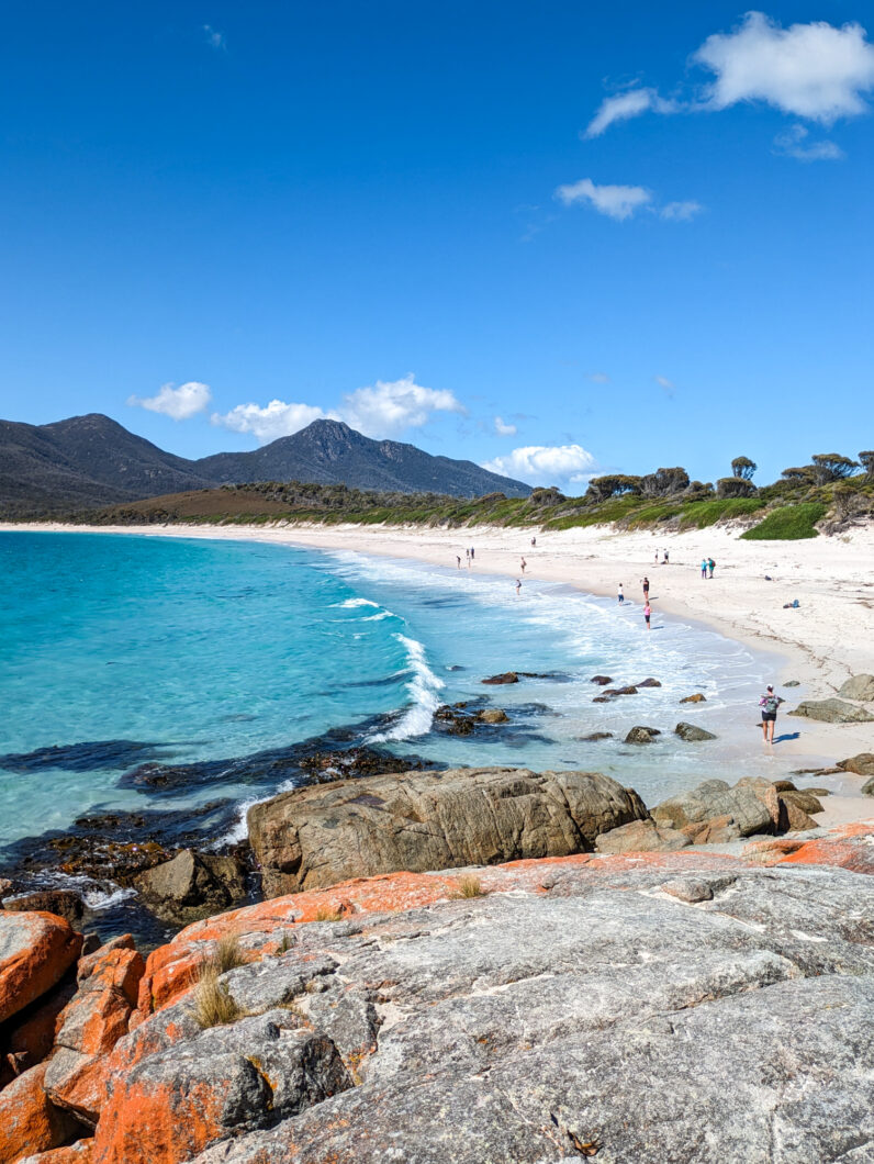Strand Coles Bay, Freycinet National Park, Tasmanie