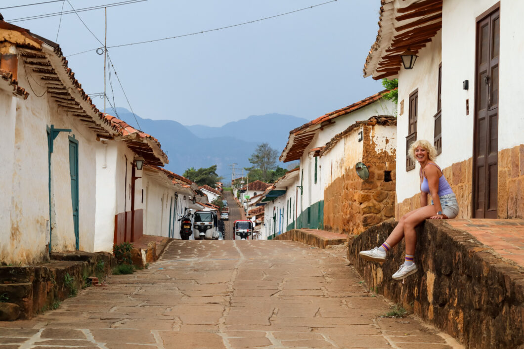 Annemarie in Barichara, colombia