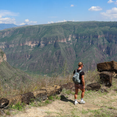 Hike chicamocha canyon naar jordan, camino real