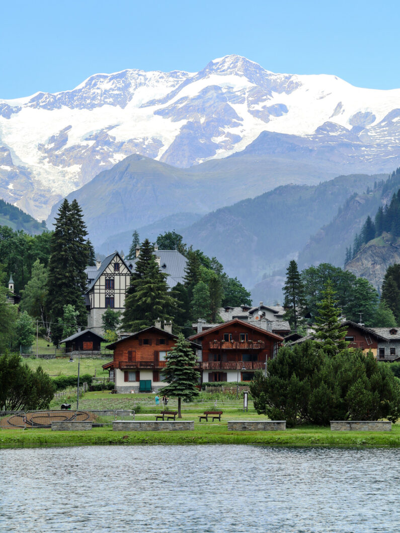 Gressoney Saint Jean, montarosa gletsjer