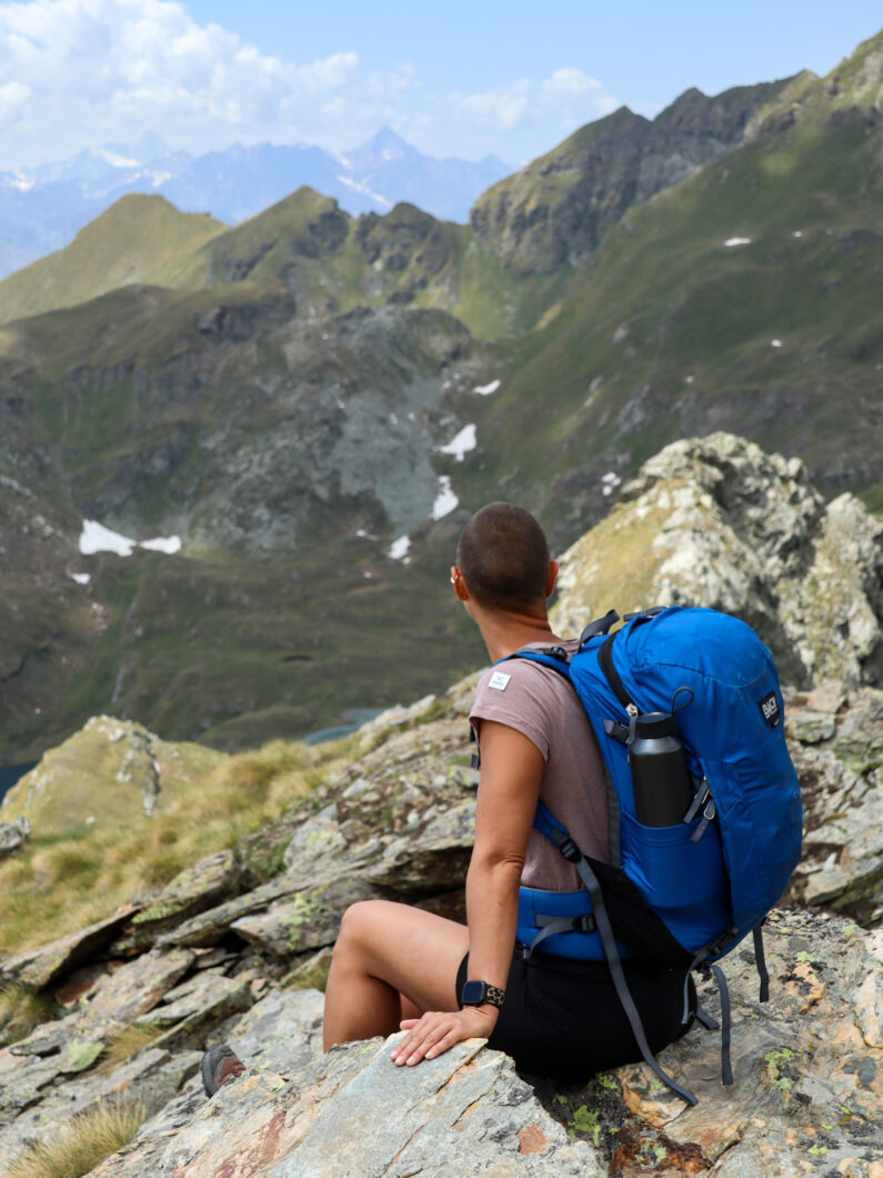 Bibi, huttentocht aosta vallei, punta palzinas
