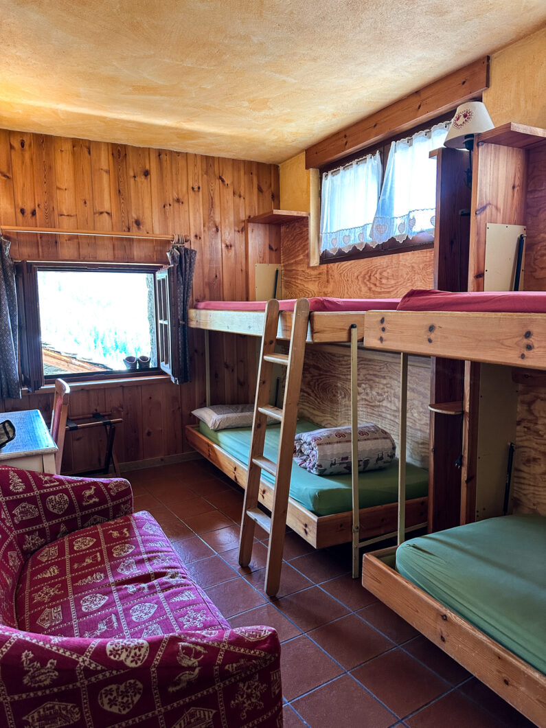 Rifugio Vieux Crest, kamer