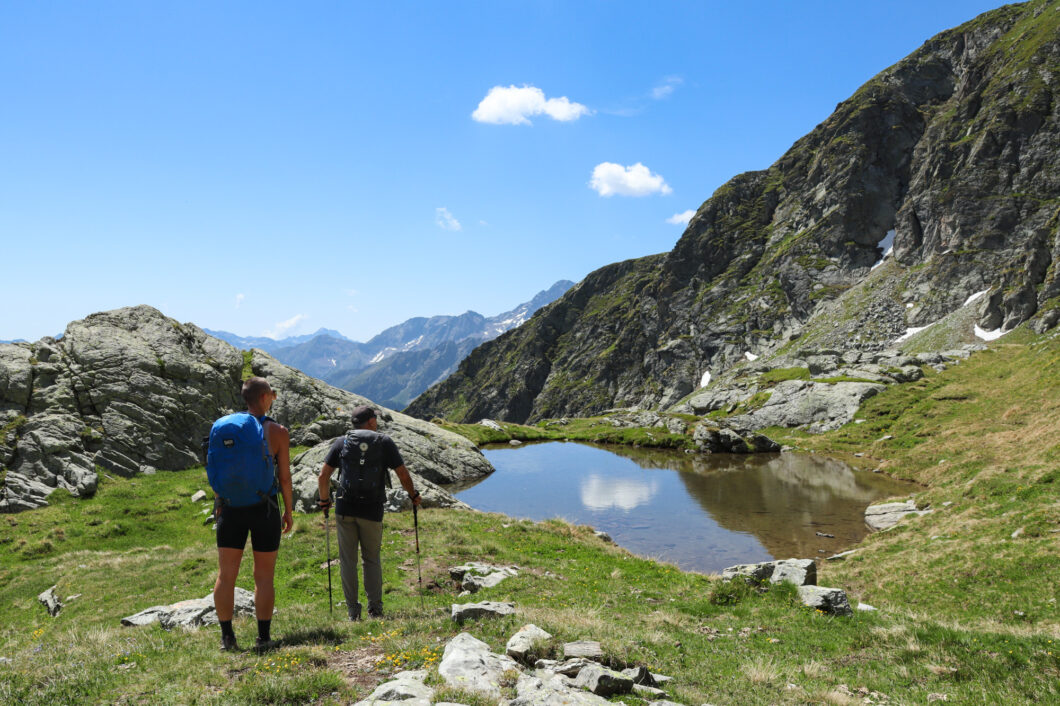 hike, afdaling Valfredda naar Alpenzu