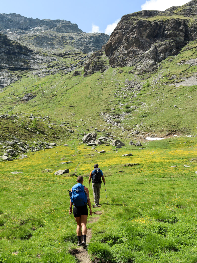 huttentocht monterosa, Rifugio Crest naar Arp